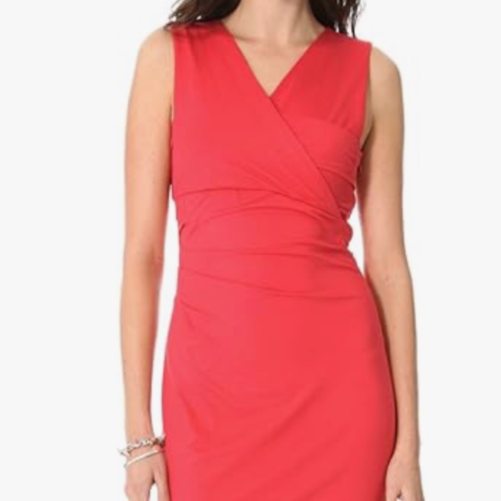 DVF DIANE von FURSTENBERG Parker Jersey Dress in Poppy Red - Picture 3 of 7